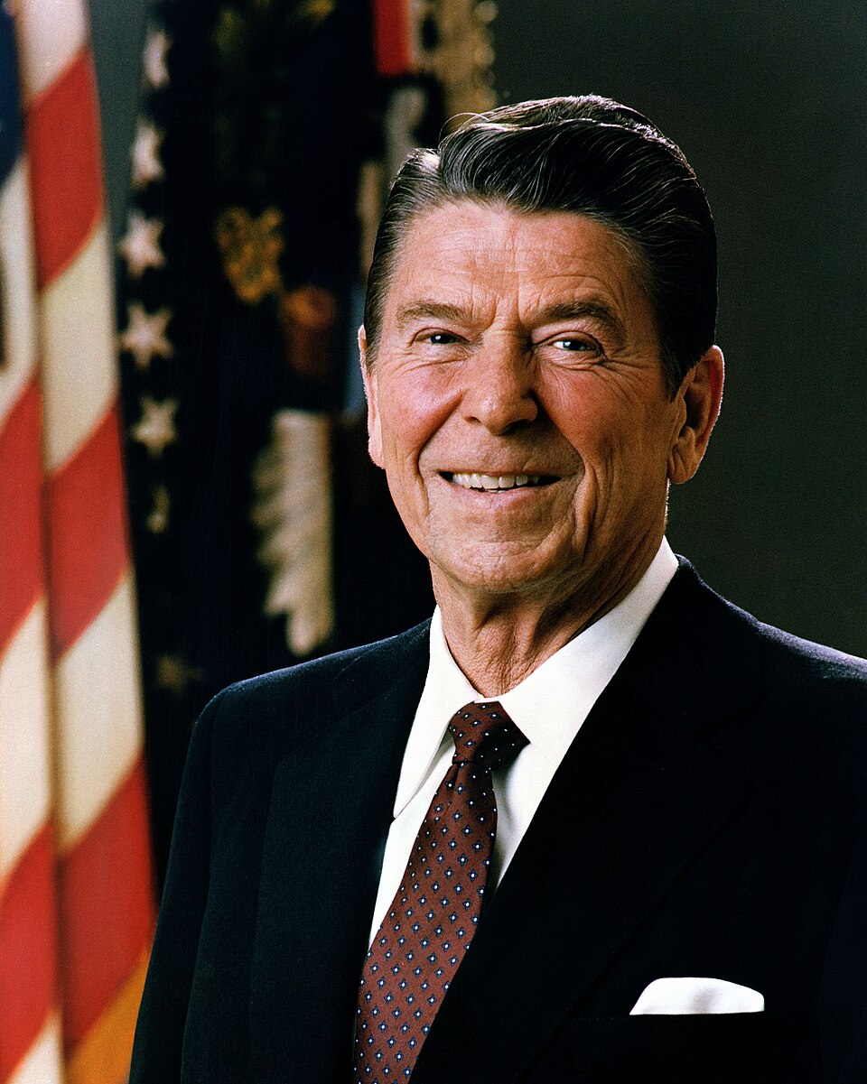 Retrato oficial de Ronald Reagan