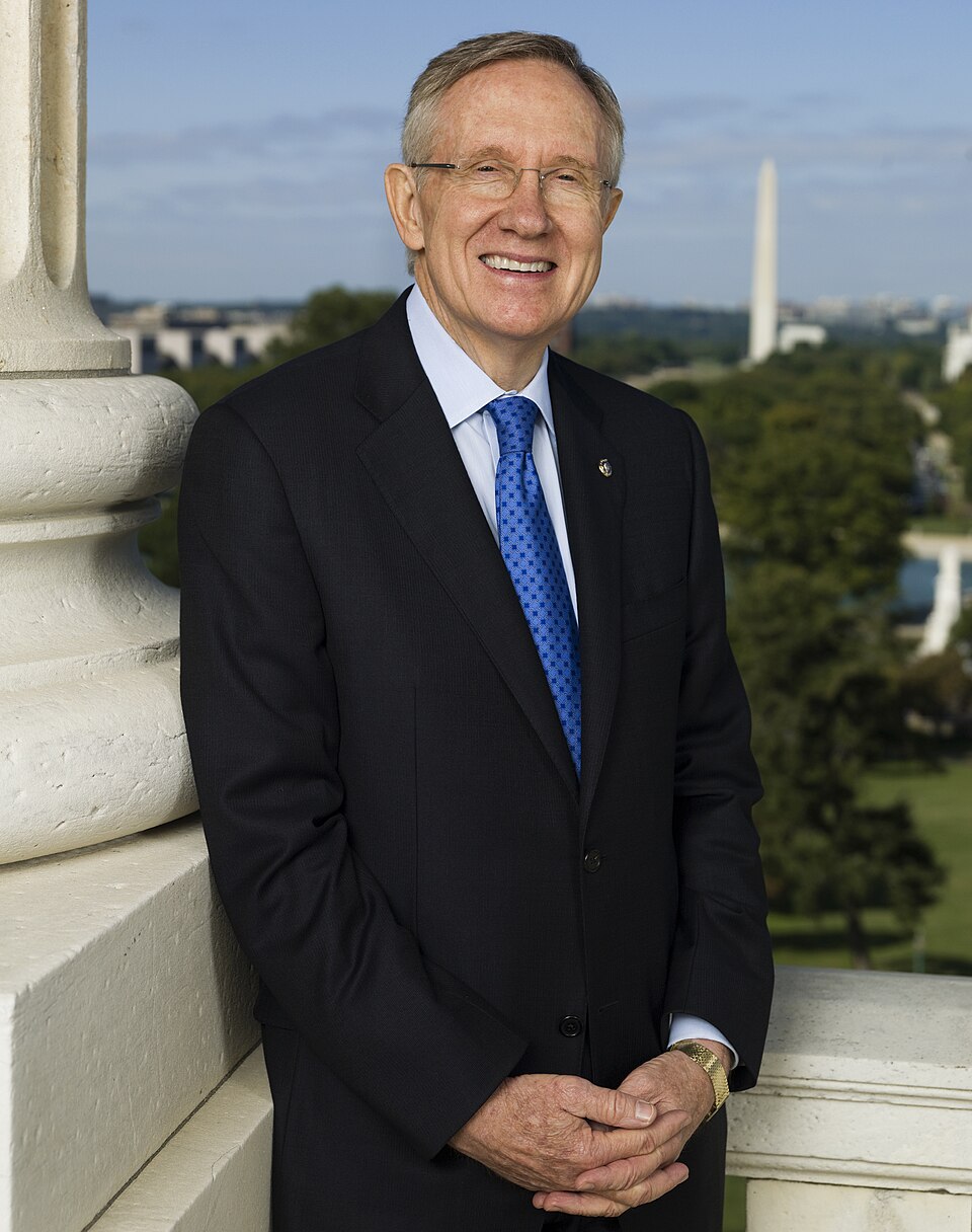 Retrato oficial del senador Harry Reid