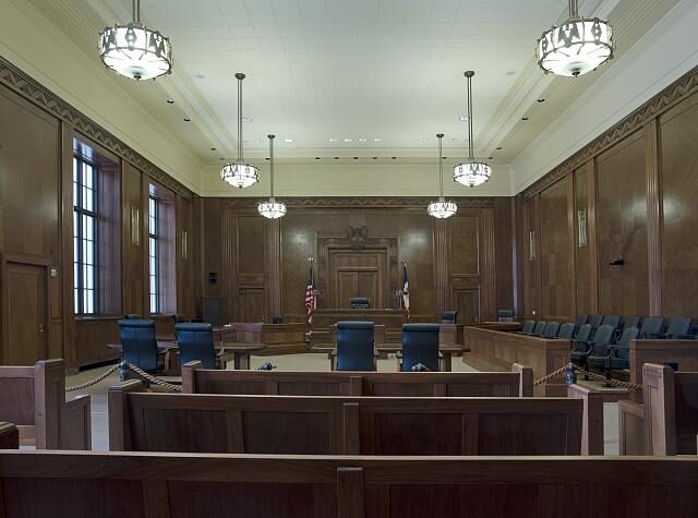 Sala de un tribunal