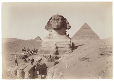 Esfinge en Giza 1880's